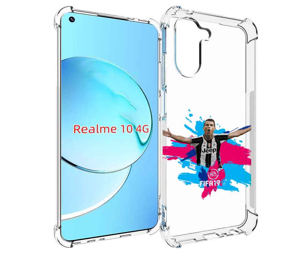 

Чехол MyPads Fifa-2019-2020-2021-2022 мужской для Realme 10, Прозрачный, Tocco