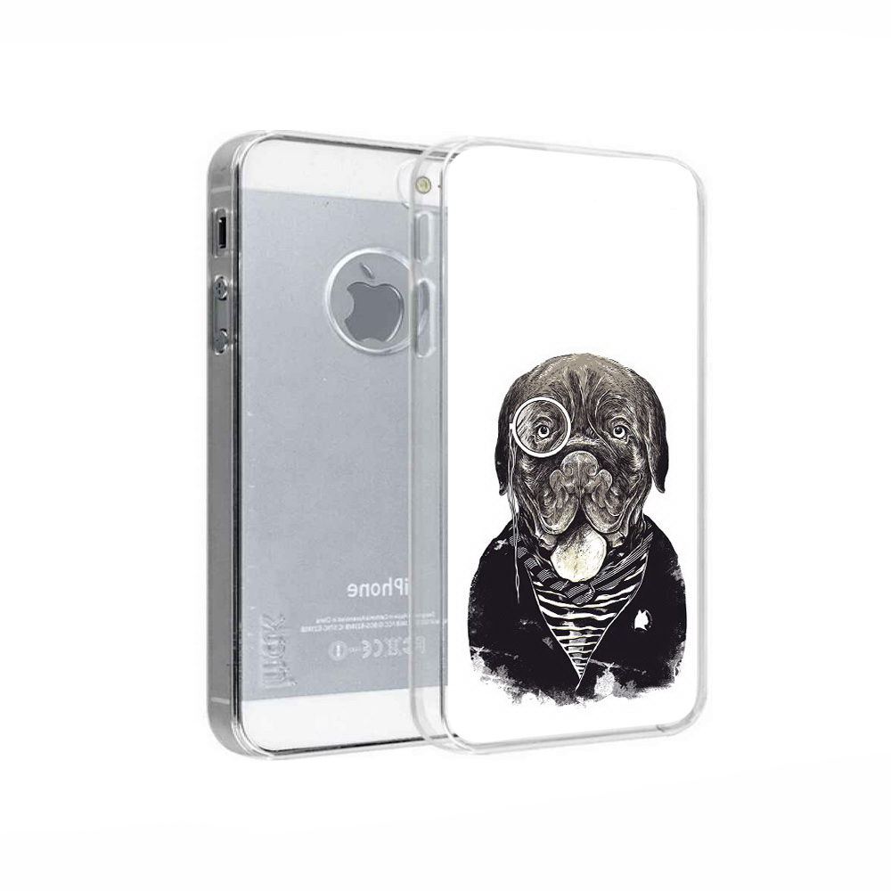 

Чехол MyPads Tocco для Apple iPhone 5 солидный песик, Прозрачный, Tocco
