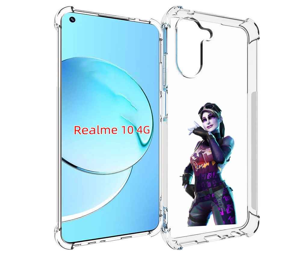 

Чехол Mypads Fortnite-3 Для Realme 10, Прозрачный, Tocco