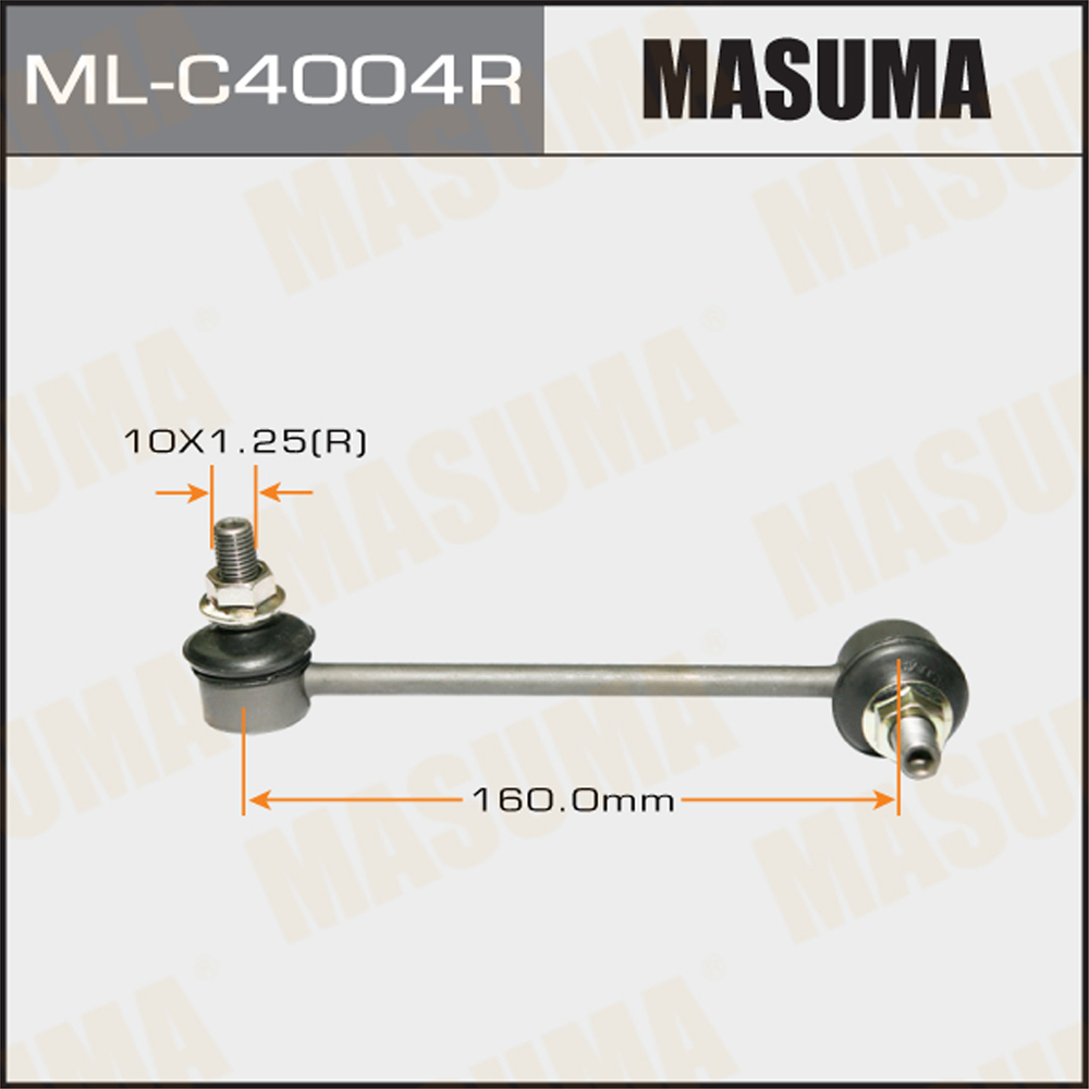 

MASUMA 'MLC4004R Тяга пер.стабил.прав. MAZDA 6(GH) 1.8-2.2D 07-> 1шт