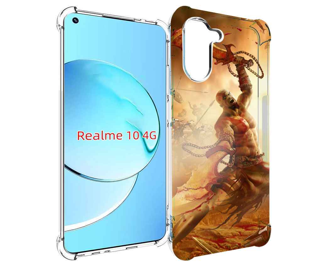 

Чехол MyPads God Of War III для Realme 10, Прозрачный, Tocco