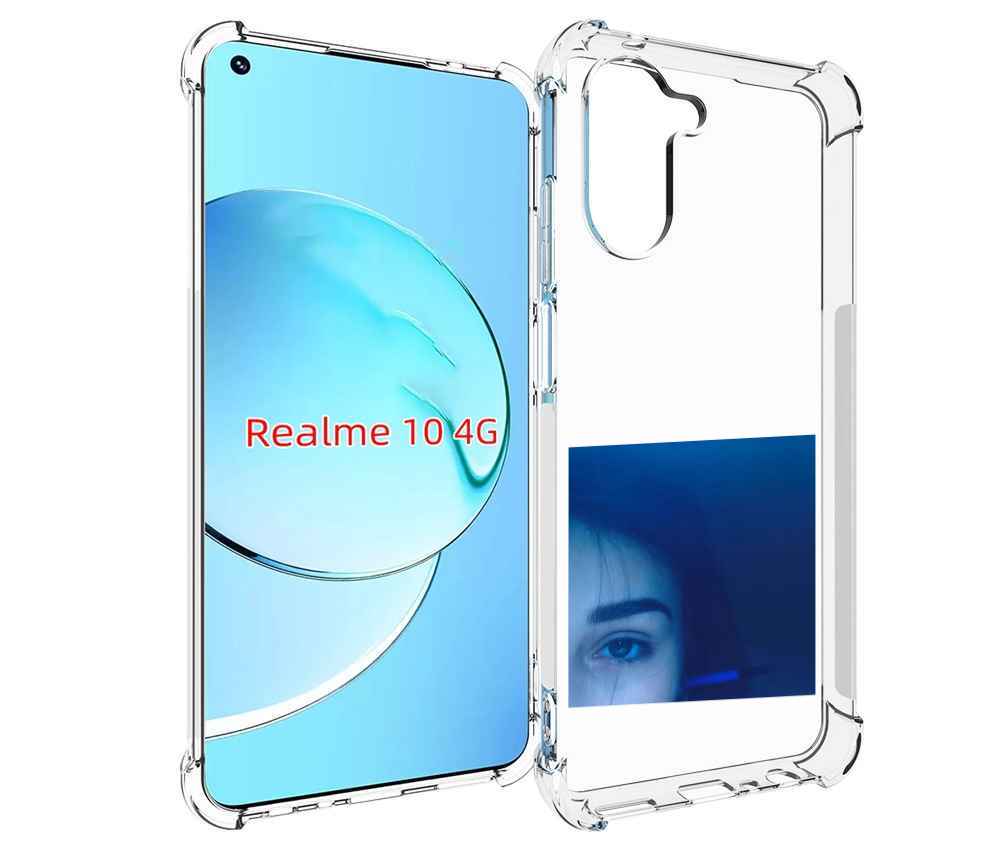 

Чехол MyPads Hate Love face для Realme 10, Прозрачный, Tocco
