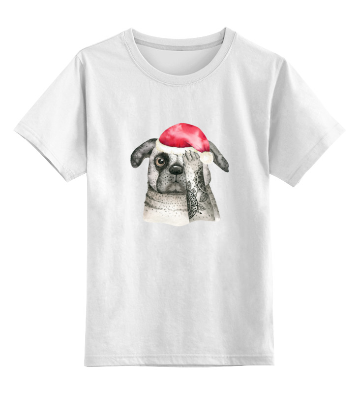 Детская футболка классическая унисекс Printio собака