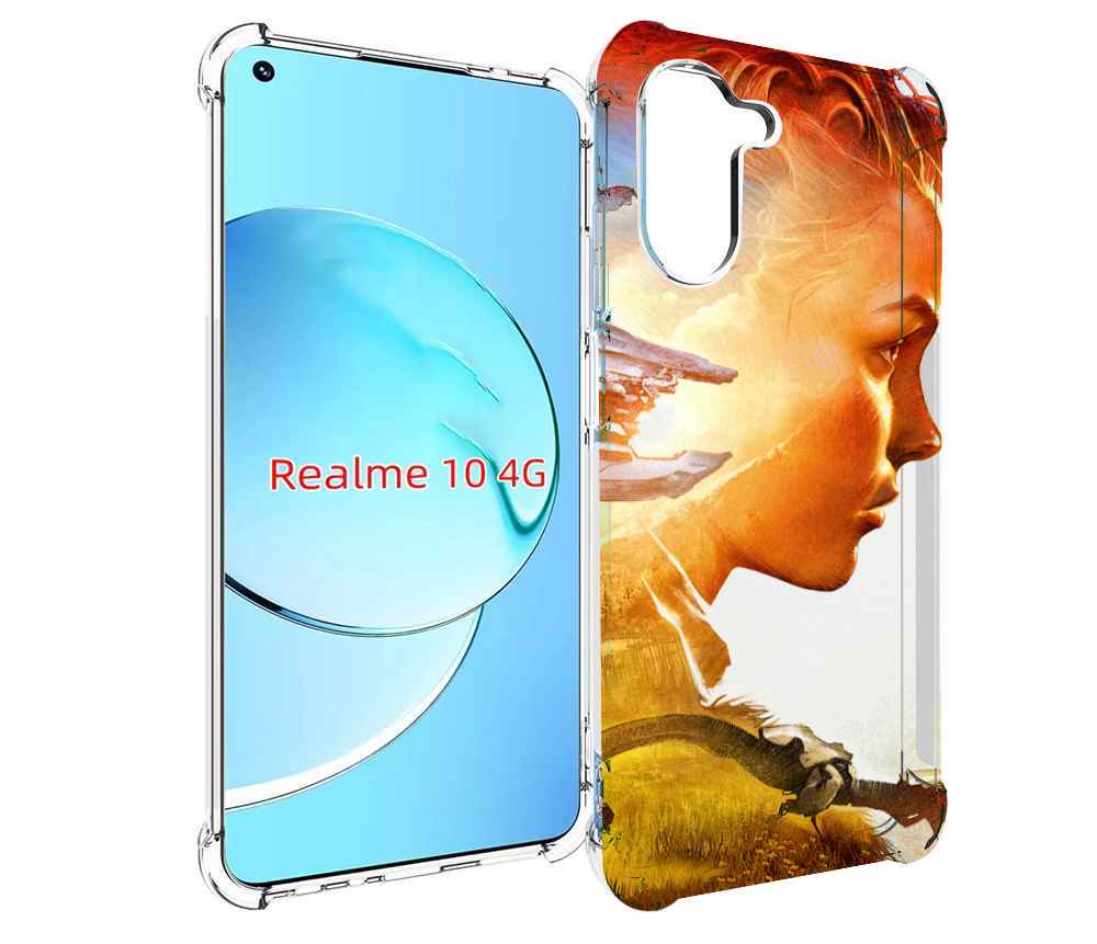 

Чехол MyPads Horizon Zero Dawn art для Realme 10, Прозрачный, Tocco