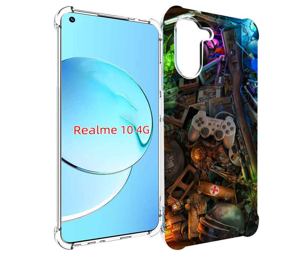 

Чехол MyPads JlaMBcPa6eM для Realme 10, Прозрачный, Tocco