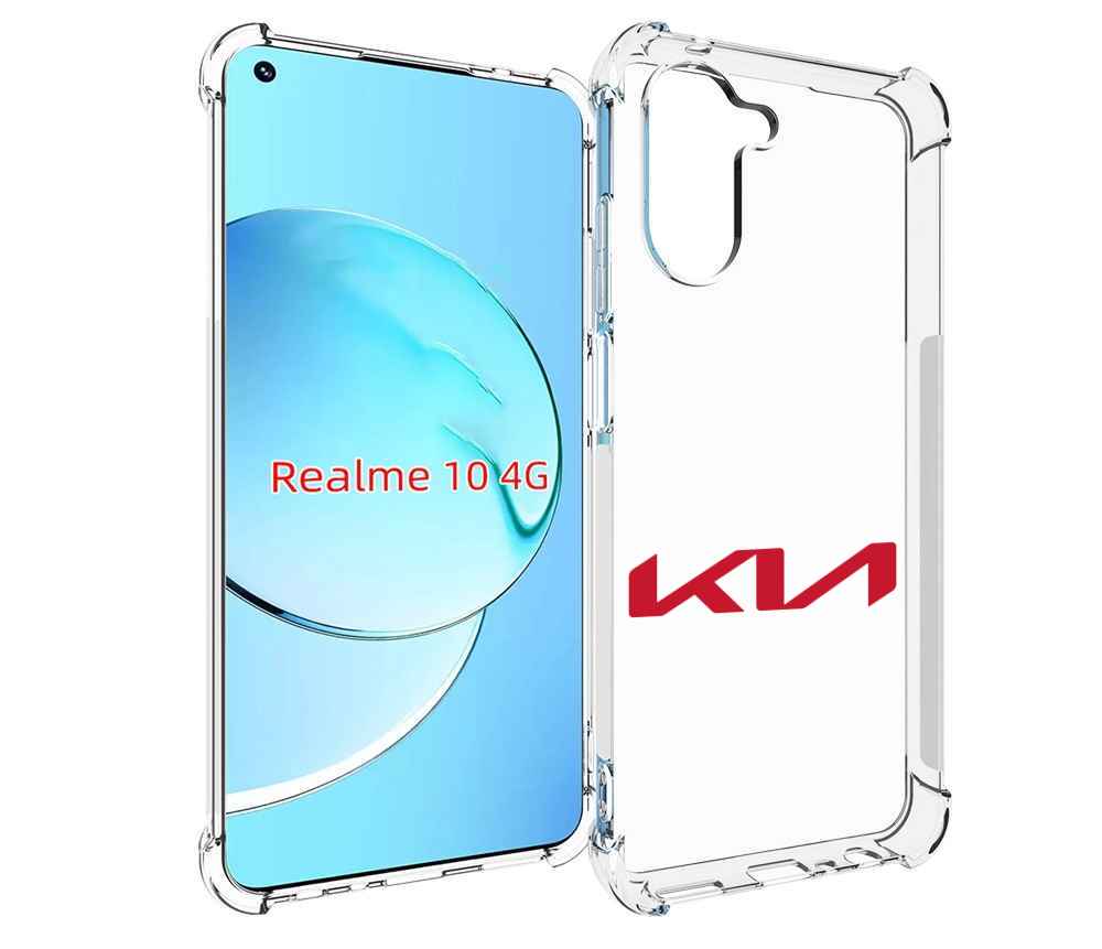 

Чехол Mypads Kia 3 Для Realme 10, Прозрачный, Tocco