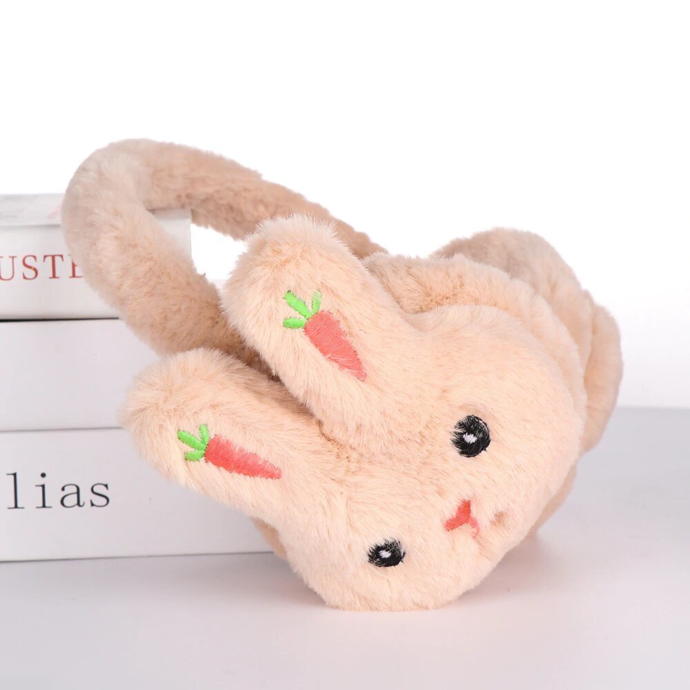 

Наушники меховые Sparkis Rabbit with Carrot бежевые, Бежевый, Rabbit with Carrot