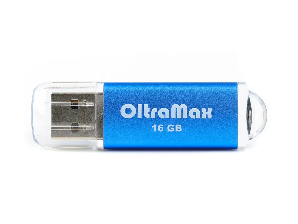 

Флешка OltraMax OltraMax 30 16 ГБ синий (OM064GB30-B), OltraMax 30