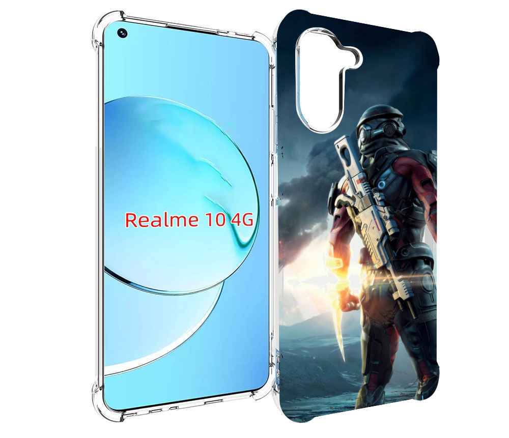 

Чехол Mypads Mass Effect Andromeda Ryder Для Realme 10, Прозрачный, Tocco