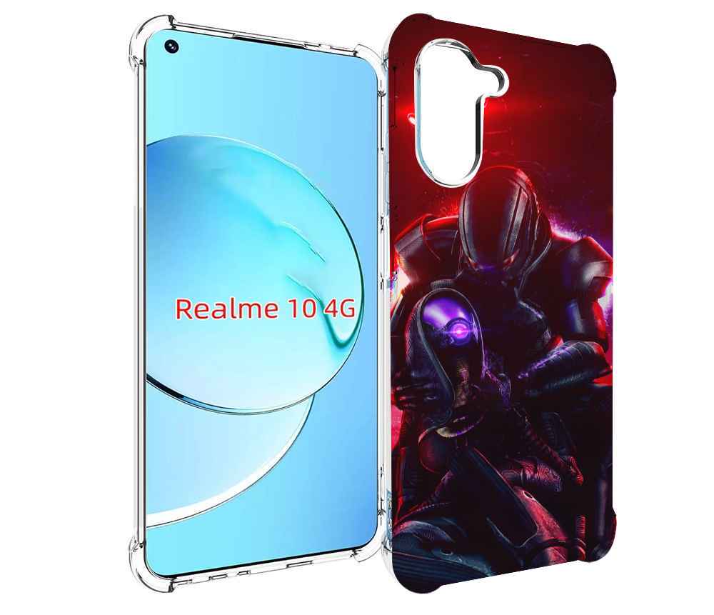 

Чехол Mypads Mass Effect Для Realme 10, Прозрачный, Tocco