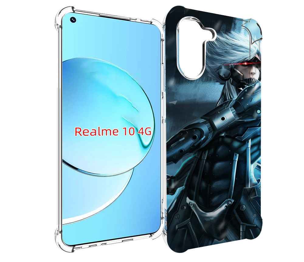 

Чехол MyPads Metal Gear Rising Revengeance для Realme 10, Прозрачный, Tocco