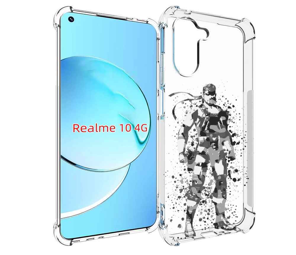 

Чехол MyPads Metal Gear Solid Snakes для Realme 10, Прозрачный, Tocco