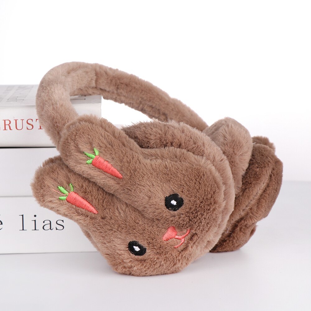 

Наушники меховые Sparkis Rabbit with Carrot коричневые, Коричневый, Rabbit with Carrot