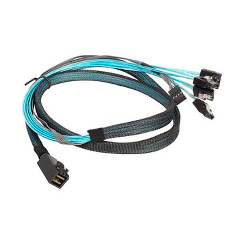 

Кабель NoBrand SFF8643 - 4xSATA вилка-вилка 0.3м (ACD-SFF8643-SATASB-03M) черный