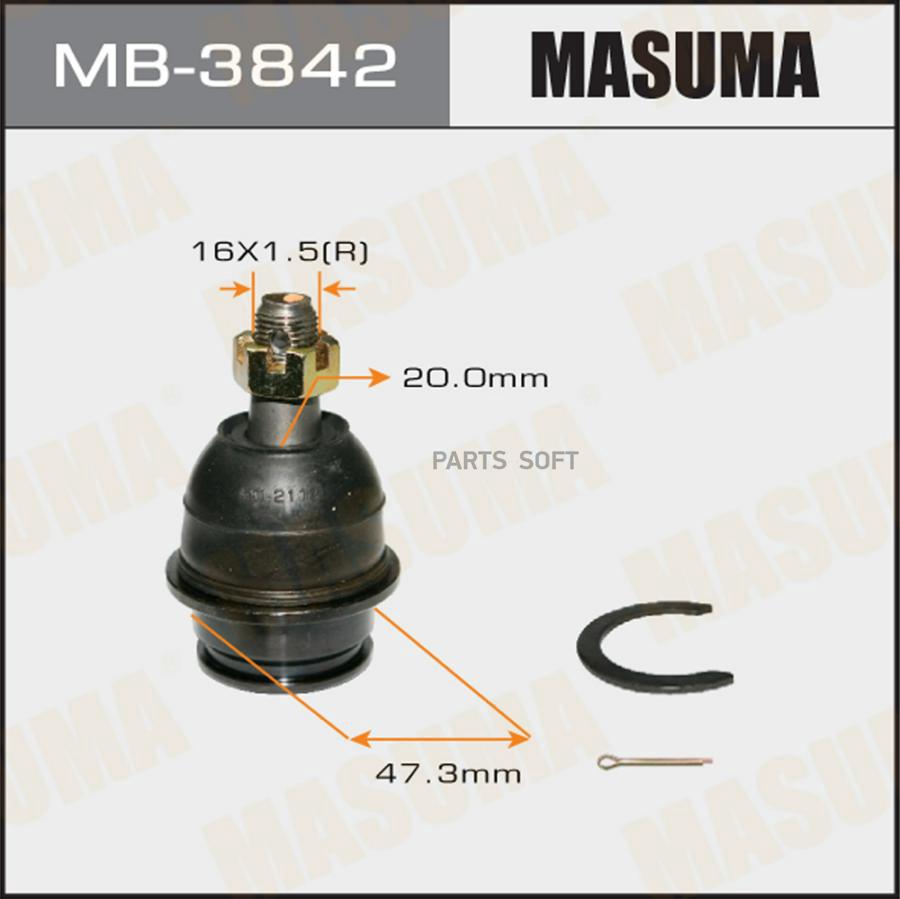 

MASUMA 'MB3842 Шаровая опора TOYOTA LAND CRUSER 120 02->,4 RUNNER 02-> 1шт