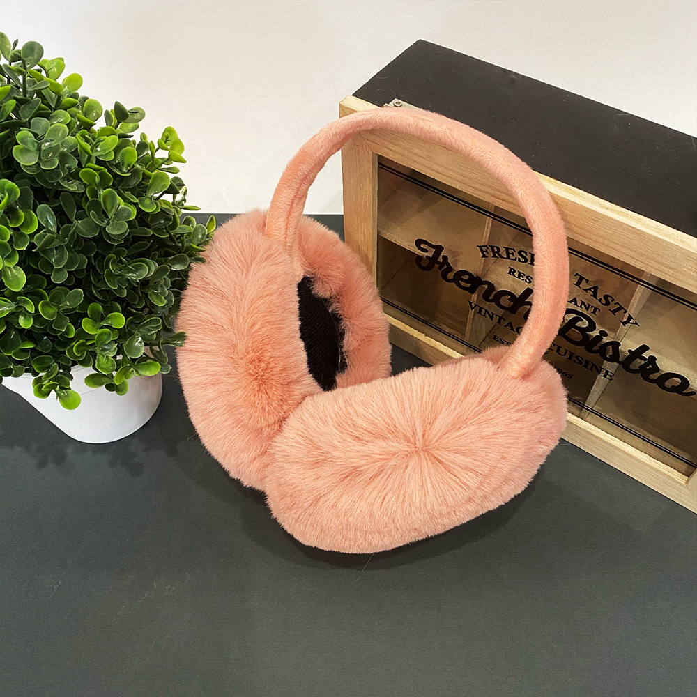 

Наушники меховые Sparkis Chic Fur розовые, Розовый, Chic Fur