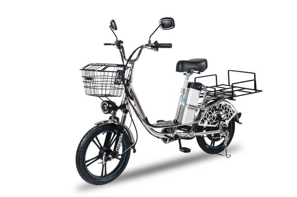 Электровелосипед Minako V.8 Pro 500W (240вт) права не нужны 60V 12A, доставка, охота и рыб