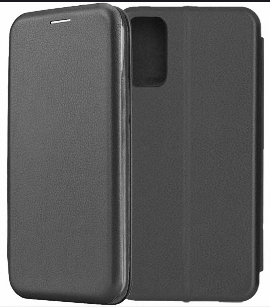 

Чехол-книжка для Xiaomi poco m3 черный эко-кожа, poco m3, redmi 9T
