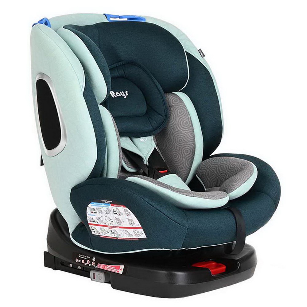 

Автокресл Pituso Roys 0-36 кг Emerald Grey/Изумрудно-Серый, Розовый, YB102A 0-36