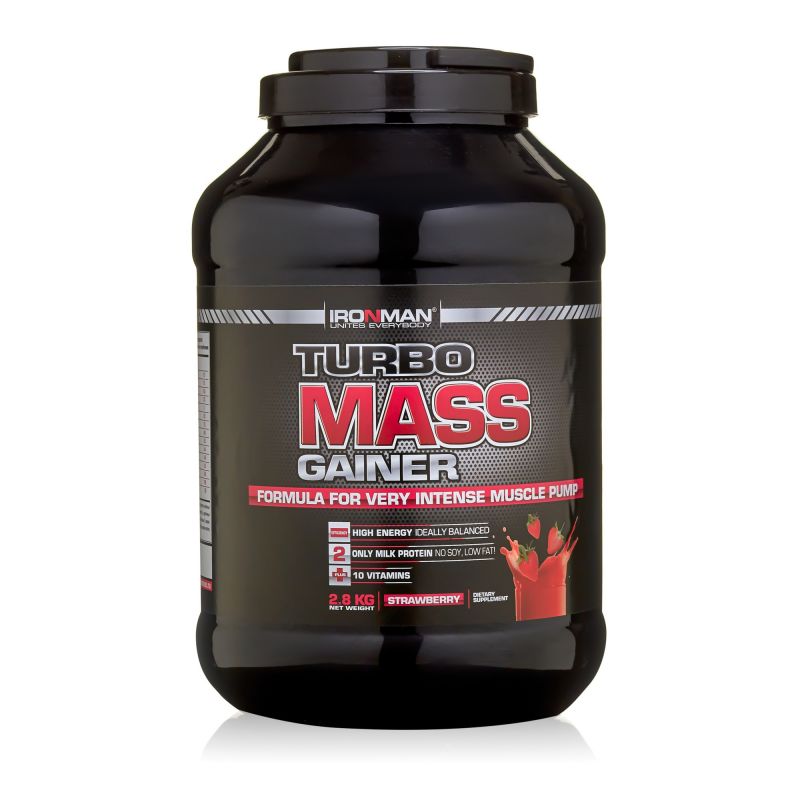 фото Turbo mass gainer (турбо масс гейнер) ironman (2,8 кг) банан nobrand