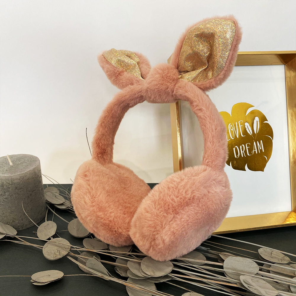 

Наушники меховые Sparkis Shiny Bow розовые, Розовый, Shiny Bow
