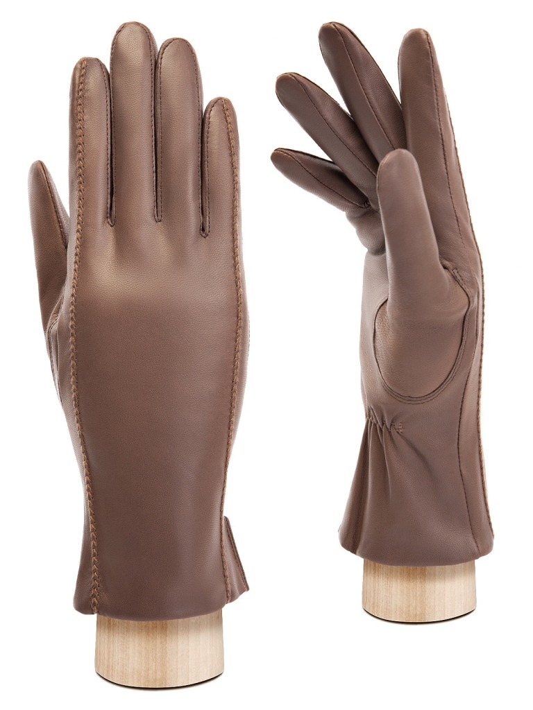 

Перчатки женские ELEGANZZA 01-00040153 серо-коричневые, р, Коричневый, 01-00040153