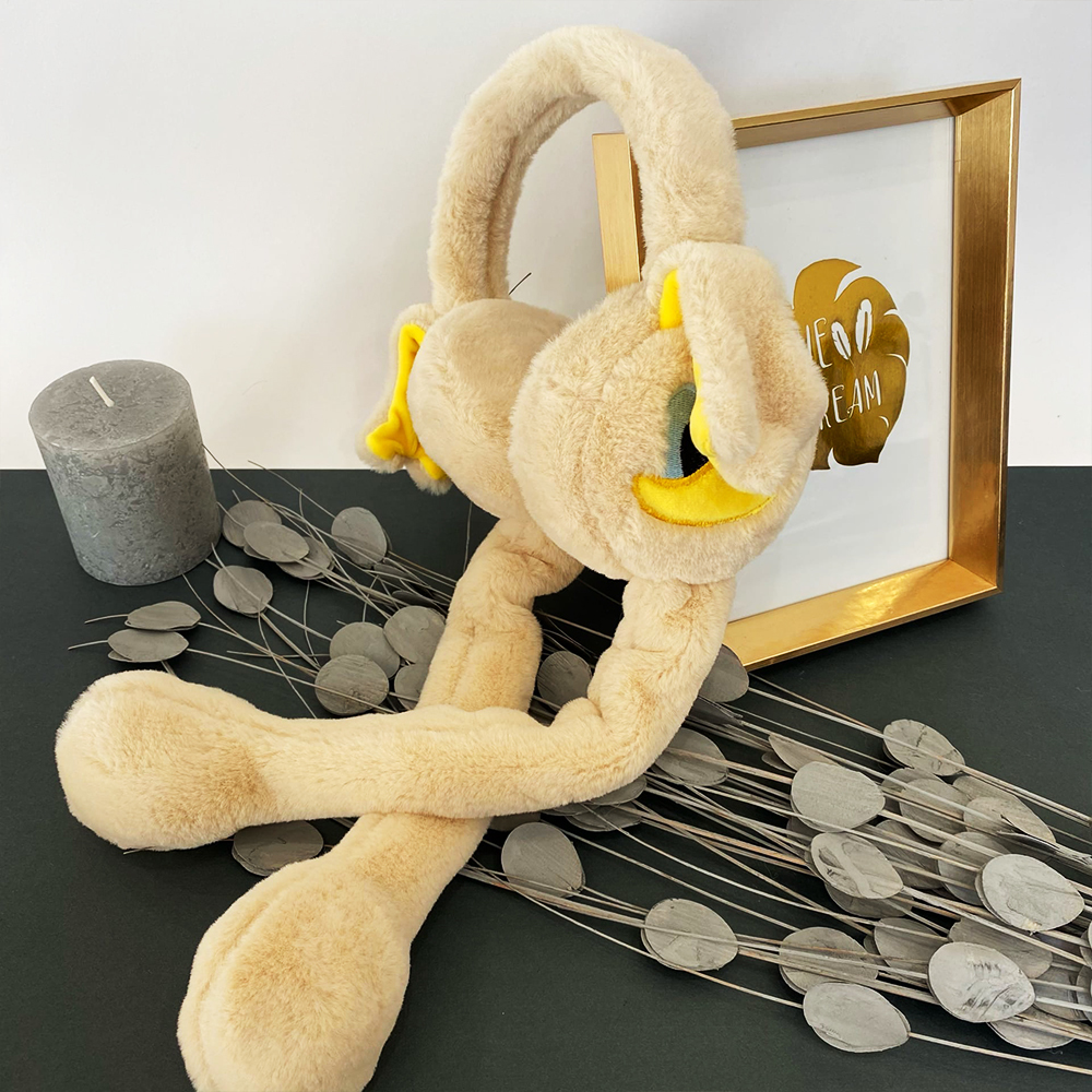 

Наушники меховые Sparkis Duckster бежевые, Бежевый, Duckster