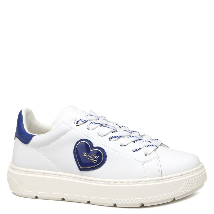 

Кеды женские Love Moschino JA15384G FW23 белые 40 EU, Белый, JA15384G FW23