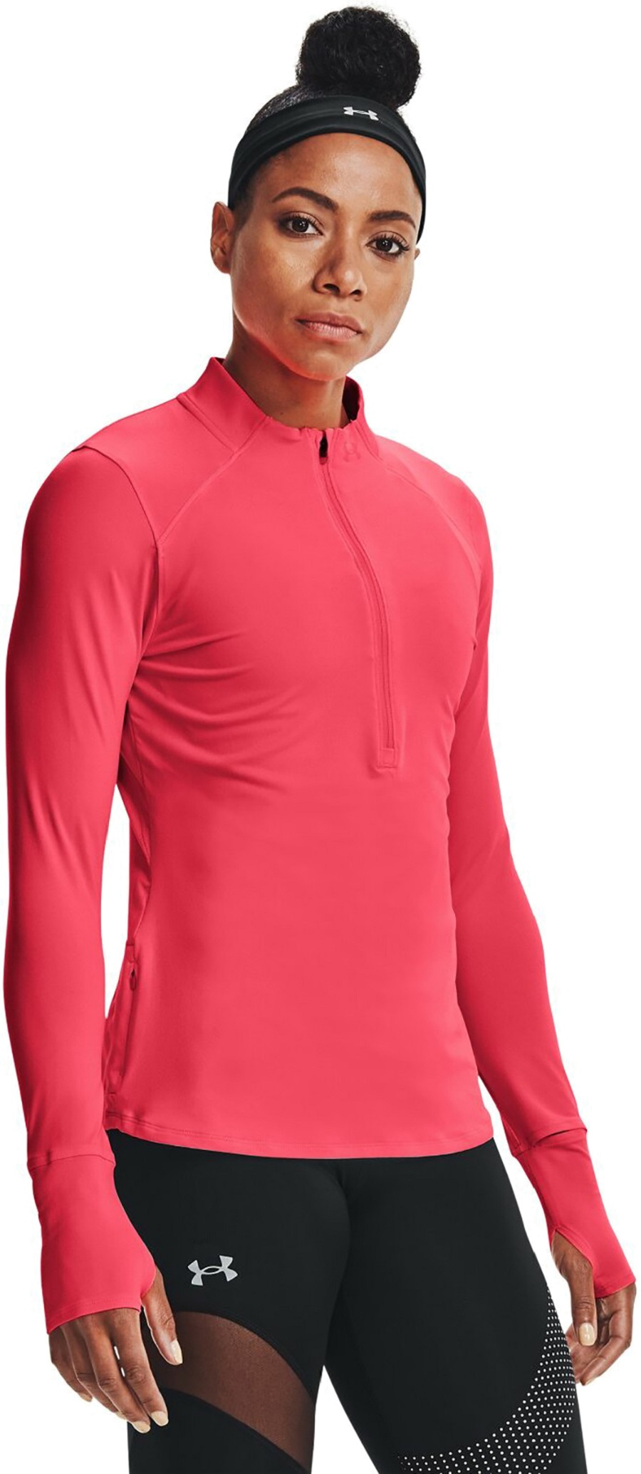 

Лонгслив женский Under Armour 1365632-819 розовый LG, 1365632-819