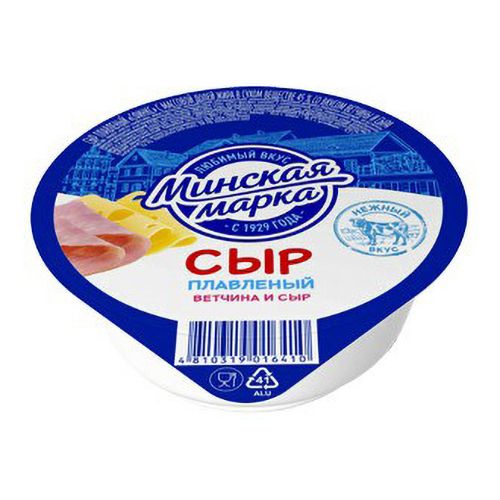 Сыр плавленый Минская марка Сфинкс ветчина 45% 100 г