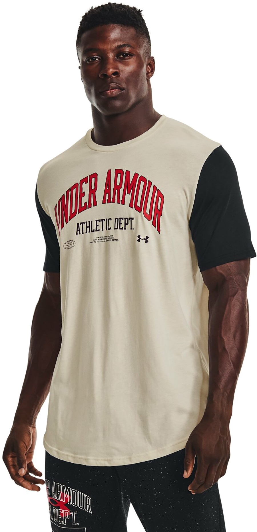 

Футболка мужская Under Armour 1370515-279 бежевая MD, 1370515-279