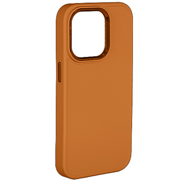 

Чехол iPhone 14 Pro Max матовый с цветной камерой, оранжевый