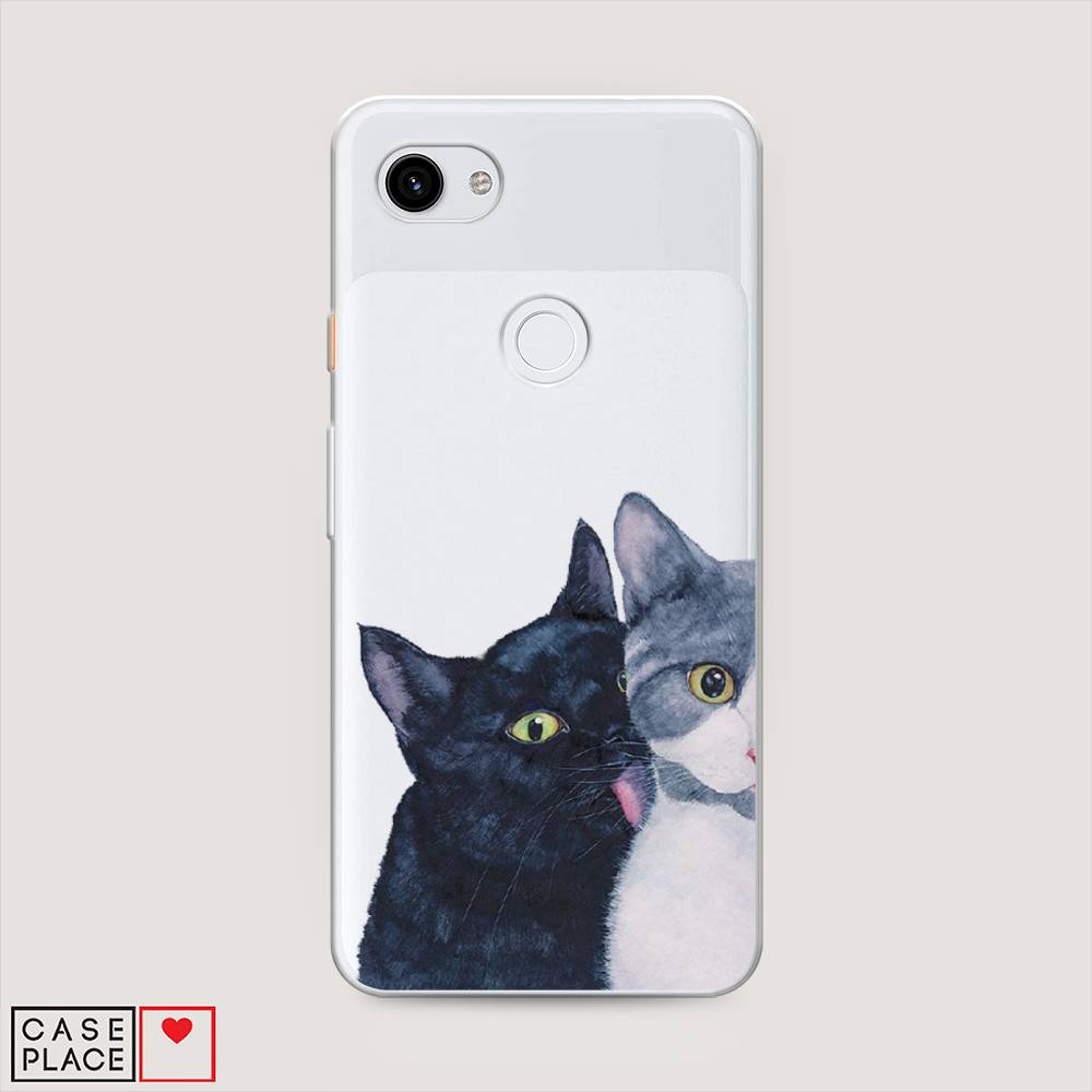 

Чехол Awog на Google Pixel 3A XL "Кошачья любовь", Разноцветный, 270450-1
