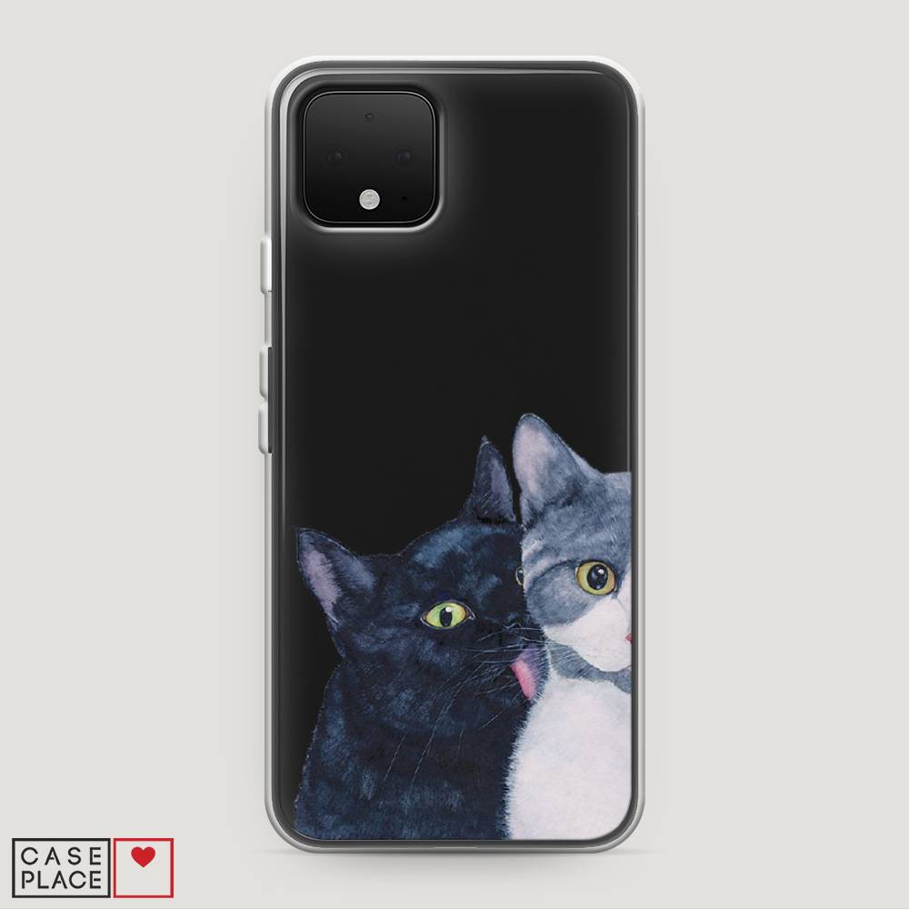 

Чехол Awog на Google Pixel 4 "Кошачья любовь", Разноцветный, 270250-1
