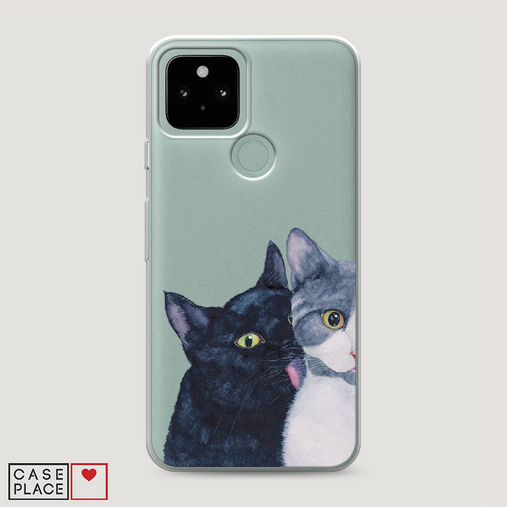 

Чехол Awog на Google Pixel 5 "Кошачья любовь", Разноцветный, 270750-1