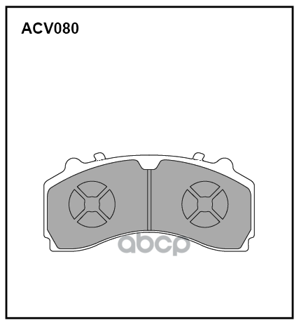 

Тормозные колодки ALLIED NIPPON дисковые ACV080K