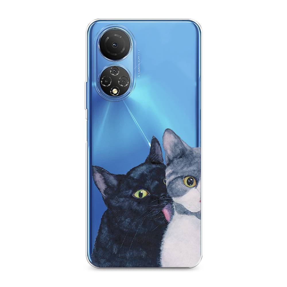 

Чехол Awog на Honor X7 2022 "Кошачья любовь", Разноцветный, 6108850-1