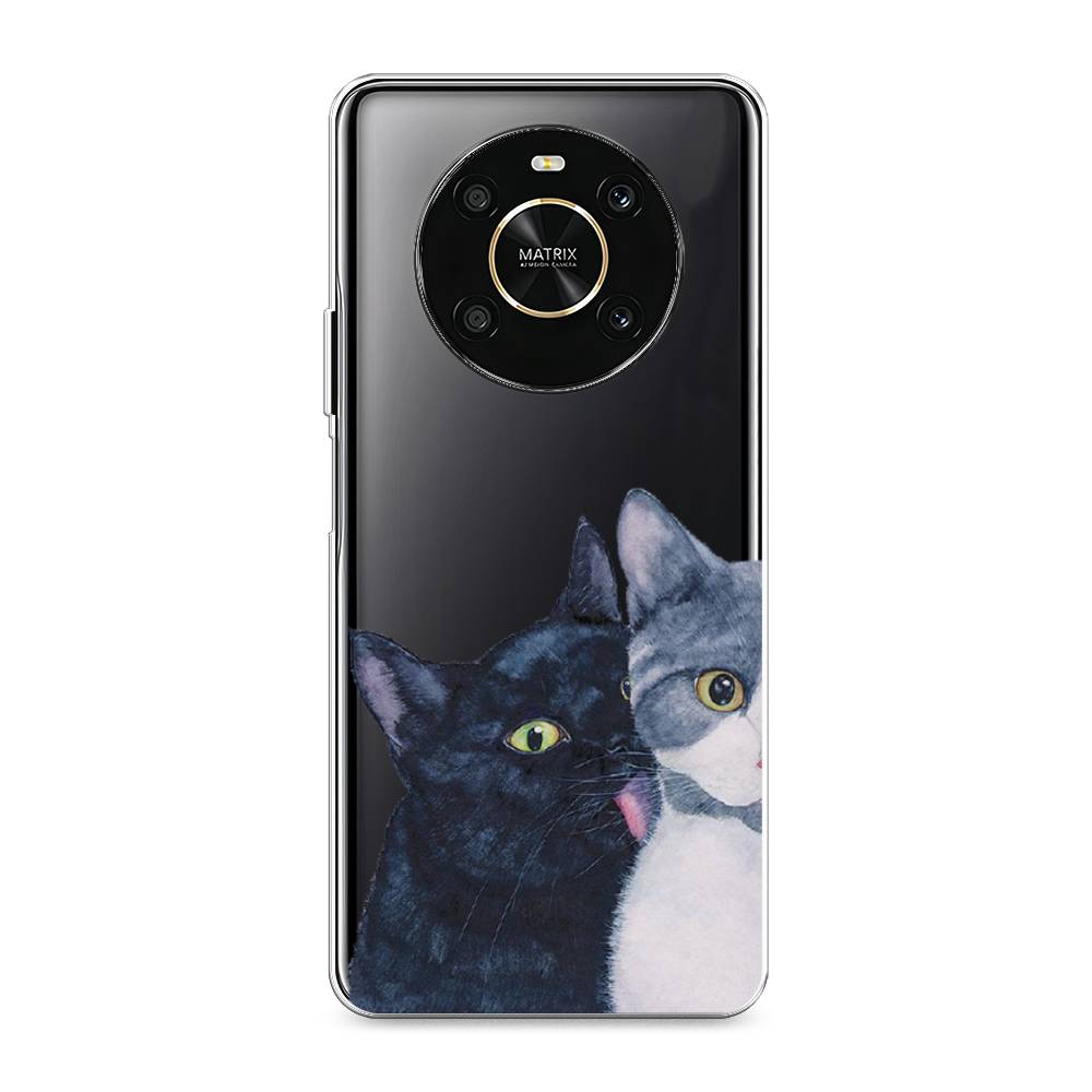 

Чехол Awog на Honor X9 4G/Magic4 Lite 4G "Кошачья любовь", Разноцветный, 6108150-1