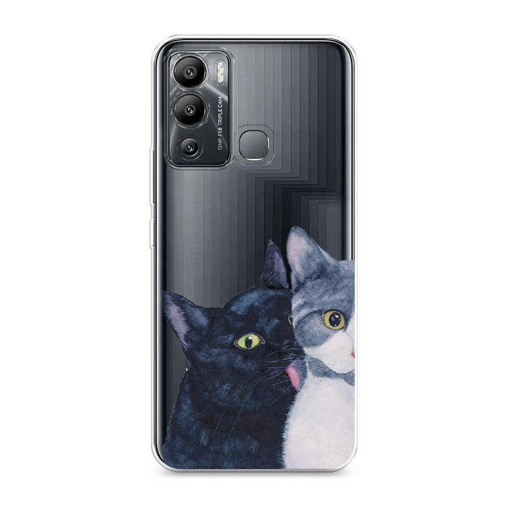 

Чехол Awog на Infinix Hot 12i "Кошачья любовь", Разноцветный, 3101250-1