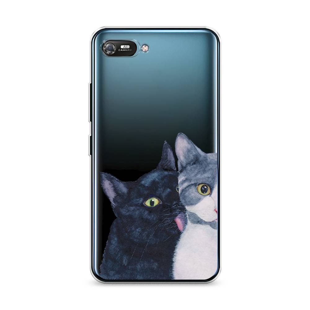 

Чехол Awog на Itel A25/A35 "Кошачья любовь", Разноцветный, 3200250-1