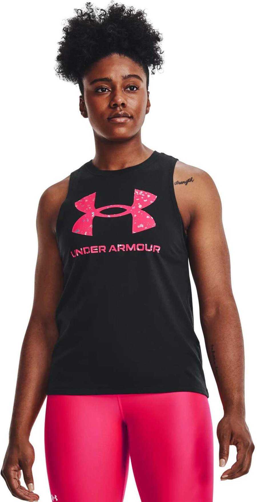 Майка женская Under Armour 1356297-004 черная SM