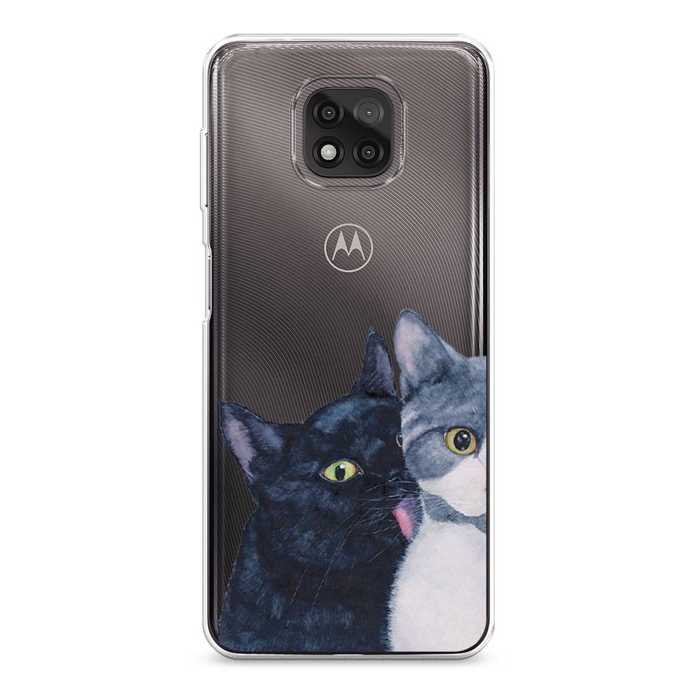

Чехол Awog на Motorola Moto G Power 2021 "Кошачья любовь", Разноцветный, 242750-1