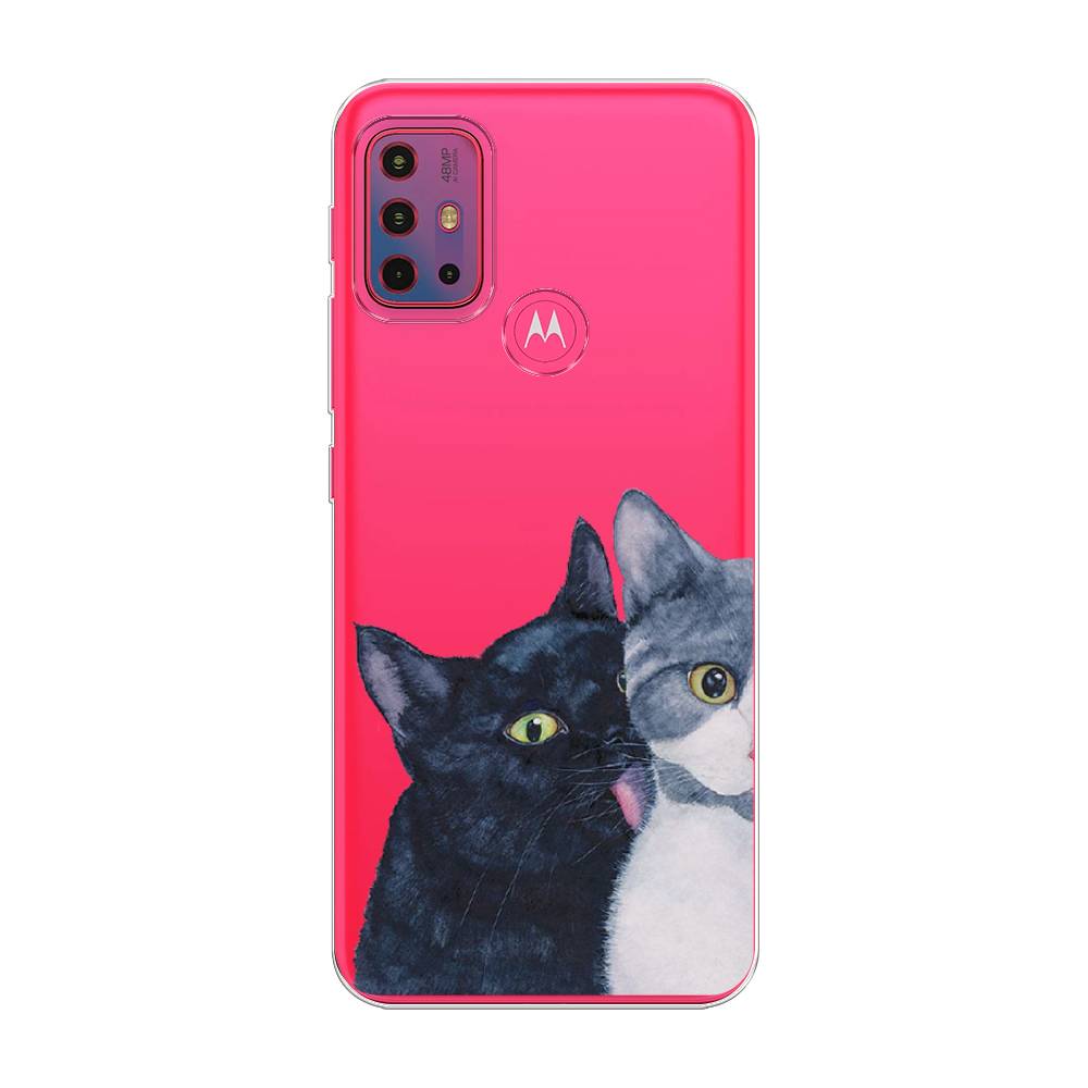 

Чехол Awog на Lenovo K13 Note/Motorola Moto G10/G20/G30 "Кошачья любовь", Разноцветный, 242250-1