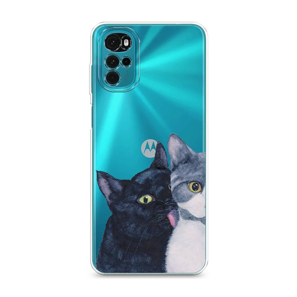 

Чехол Awog на Motorola Moto G22 "Кошачья любовь", Разноцветный, 243150-1
