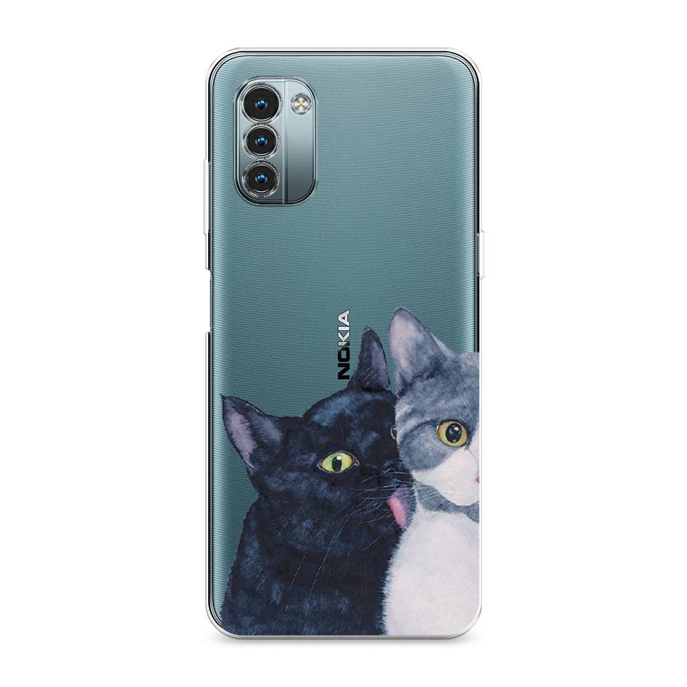 

Чехол Awog на Nokia G21 / Нокиа G21 "Кошачья любовь", Разноцветный, 125050-1