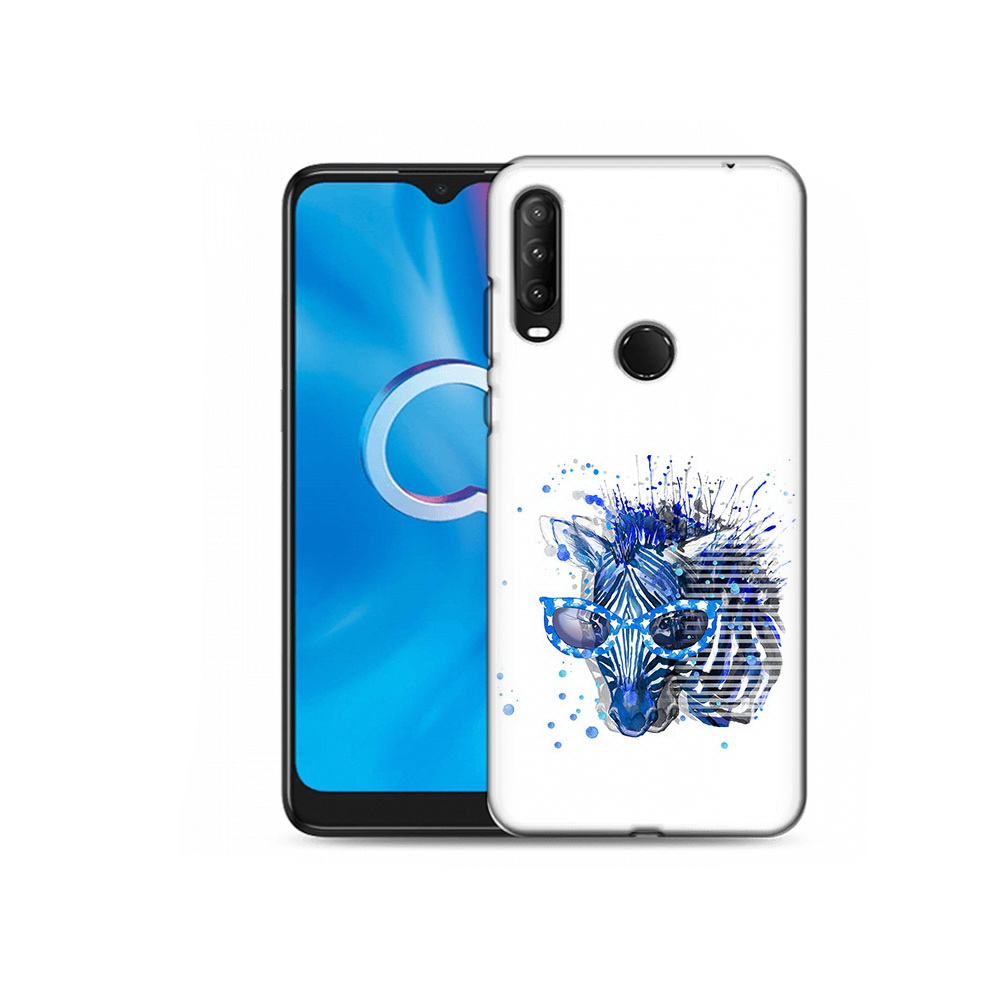 

Чехол MyPads Tocco для Alcatel 1SE (2020) 5030D расплывчатая зебра (PT152068.668.577), Прозрачный, Tocco