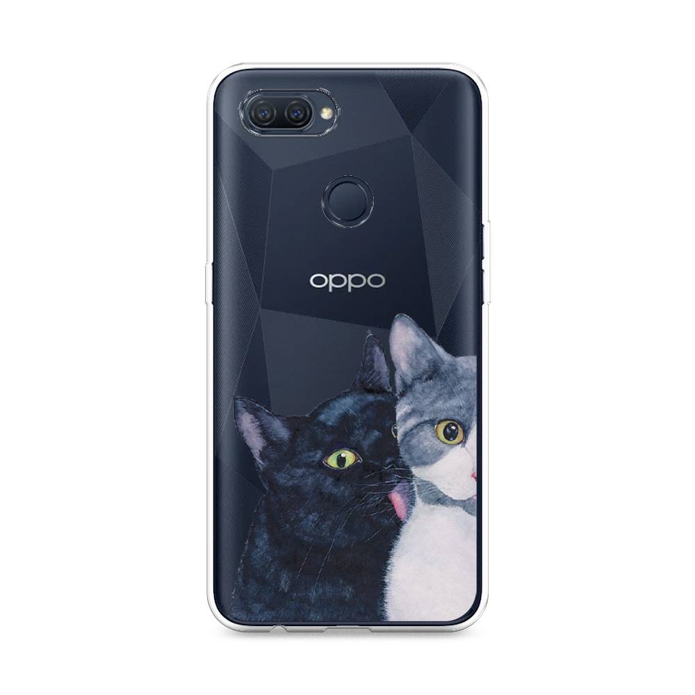 

Чехол Awog на Oppo A12 "Кошачья любовь", Разноцветный, 253450-1
