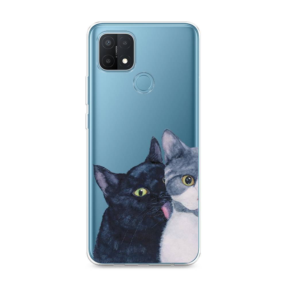 

Чехол Awog на Oppo A15/A15s "Кошачья любовь", Разноцветный, 255650-1