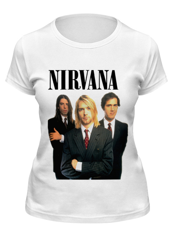 Футболка женская Printio Nirvana белая XL