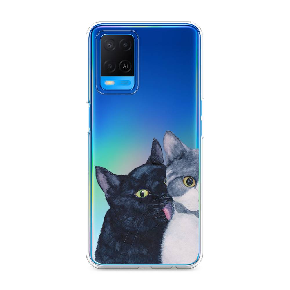 

Чехол Awog на Oppo A54 "Кошачья любовь", Разноцветный, 256150-1